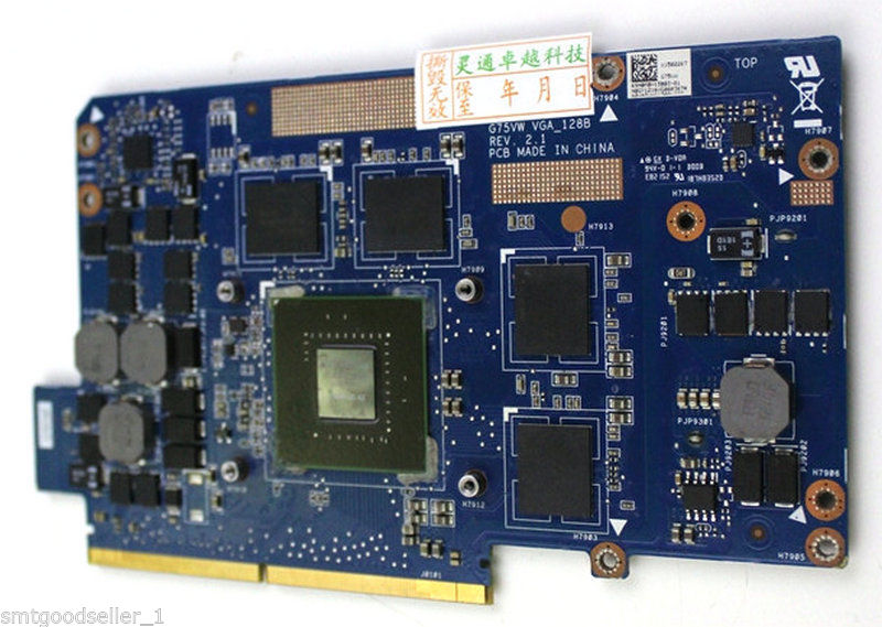 ASUS Video Graphics Card G75VW VGA Board GTX 660M GTX660M 2GB DD - zum Schließen ins Bild klicken